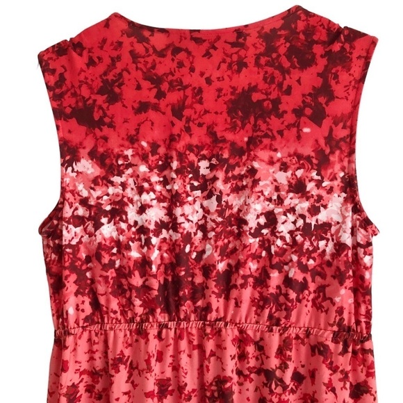 Victoria Harbour Dress Floral Surplice Ruffle Hem Size XL - Picture 7 of 11